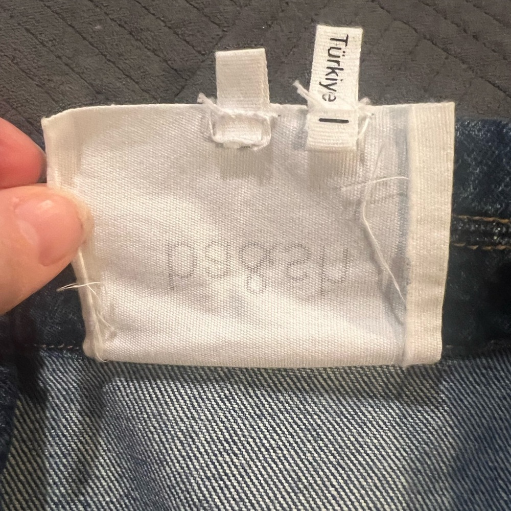 ba&sh Cropped Denim Jacket size L - Picture 7 of 7